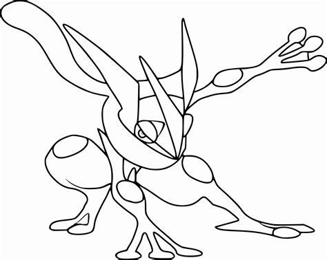 Ash Greninja Coloring Pages Coloring Home