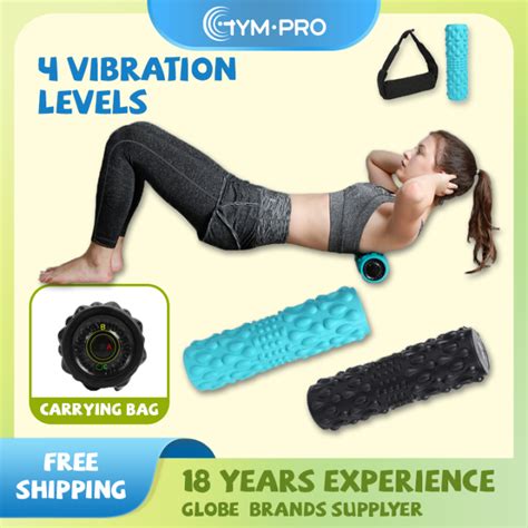 Gym·pro Electric Foam Roller For Physical Therapy And Exercise Vibrating Foam Roller For Back
