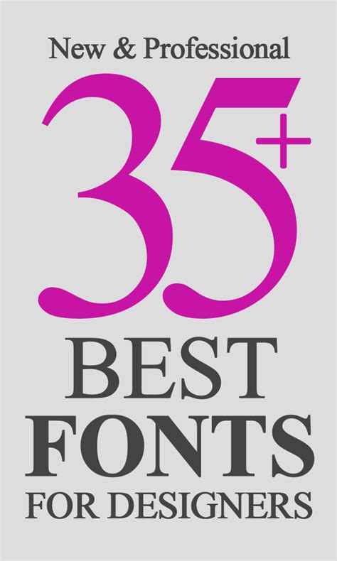 Best Fonts For Designers Fonts Graphic Design Junction