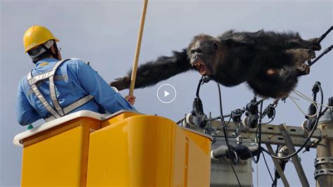 Escaped Chimpanzee Captured In Japan The New York Times
