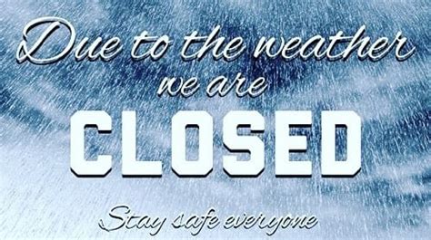 Snow Day We Are Closed Today Back At It Tomorrow 12 6pm Snowday