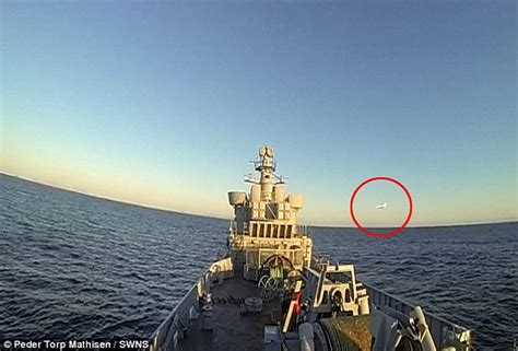 Caught On Camera The Explosive Moment Norwegian Navy Blows Up Its Own