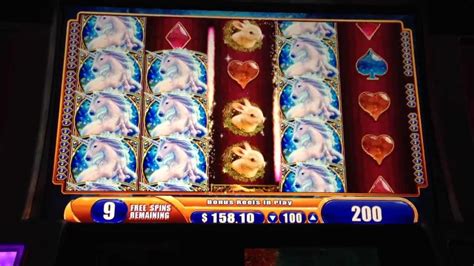 Mystical Unicorn Wms Slot Machine Bonus Youtube