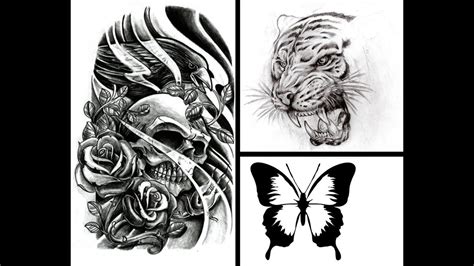 Existen diversos tipos de tatuajes polinesios. Las mejores Plantillas de Bocetos de Tatuajes - YouTube