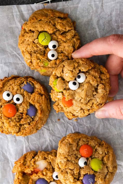 Halloween Monster Cookies Recipe Easy Dessert Recipes
