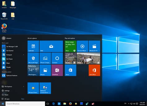 Windows 10 Customize Your Start Menu Sector One