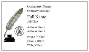 But whether they're signing official documents or administering oaths, notaries are always expected to be professional.often, that starts with their business cards. Notary Business Cards - Vistaprint