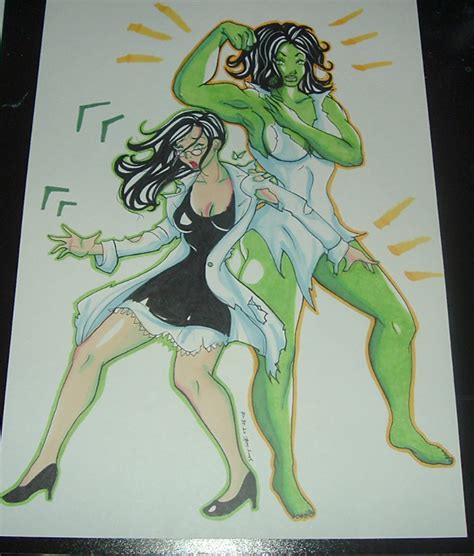 She Hulk Transformation Ii By Raccoon Eyes On Deviantart