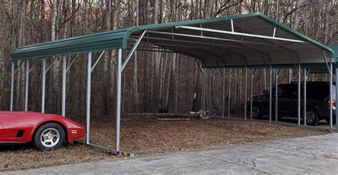 30x25 Regular Roof Triple Wide Carport Alans Factory Outlet