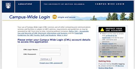 UBC Login | Online university, University of british columbia, Login