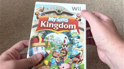 Mysims Kingdom Nintendo Wii Unboxing Youtube