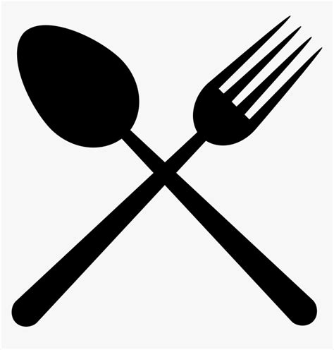 Spoon And Fork Crossed Hd Png Download Kindpng