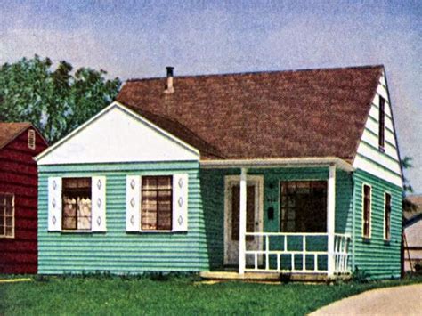 Pin By Trisha On Vintage Houses 1950s House Cottage Exterior Home