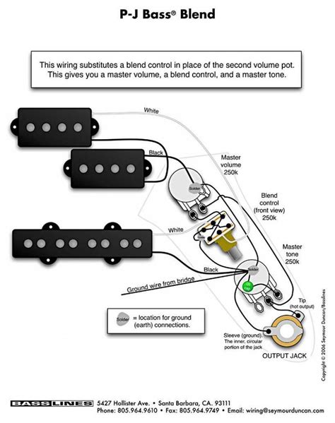 Ab box guitar wiring diagram. Newest Fender P J Bass Wiring Diagram 7742 Pj 3