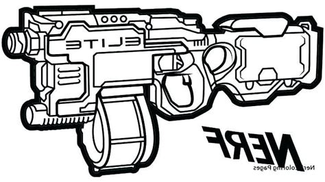 Nerf Sniper Gun Coloring Pages Coloring Pages 1530 The Best Porn Website