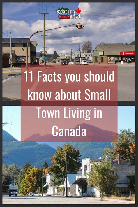 Small Town With Mountains In The Background And Text That Reads 11 Fact
