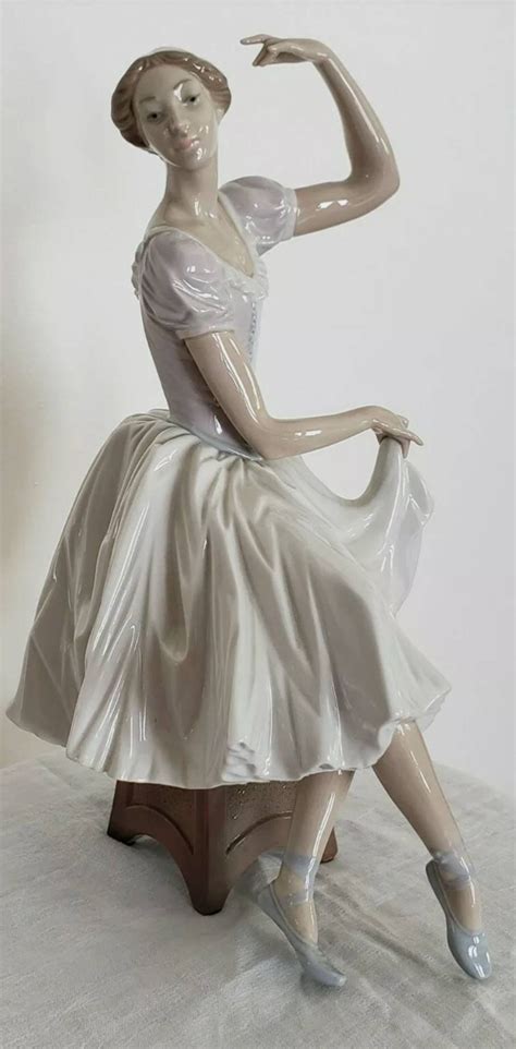 Lladro Figurine Weary Ballerina Retried 5275 Rare Made In Etsy