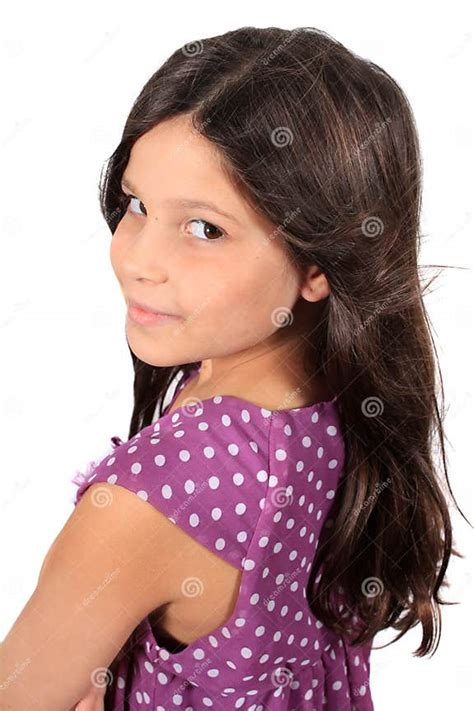 Pretty Eight Year Old Girl Stock Photo Image Of Ethnic 16344680