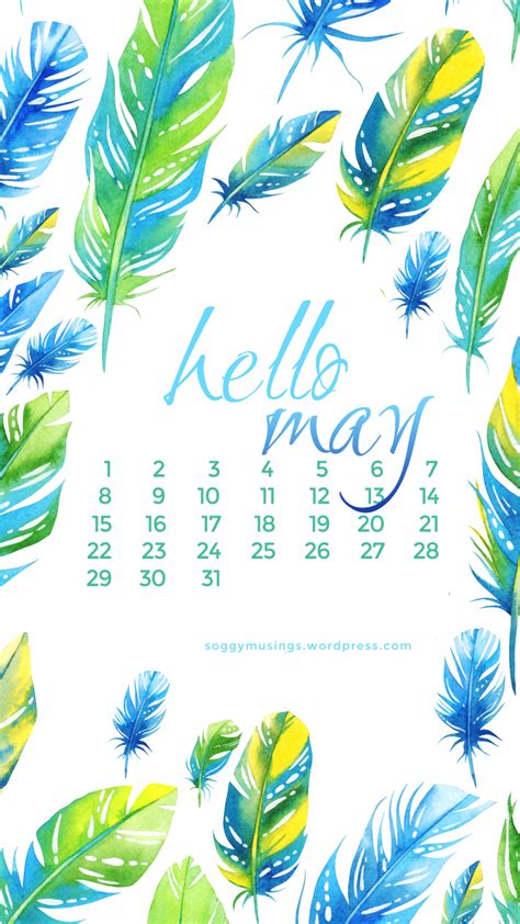 May 2017 Wallpaper Calendar Dibujos Agendas Calendario