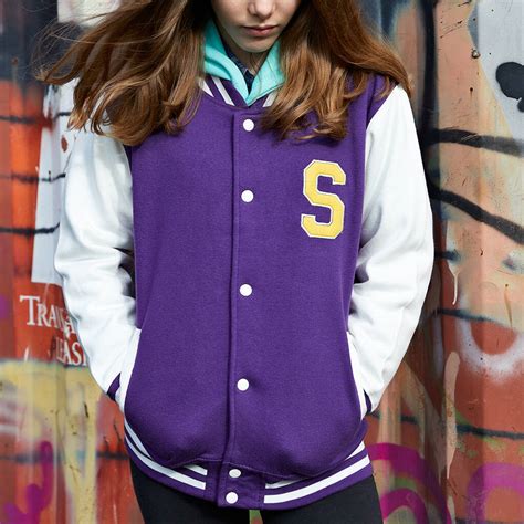 Personalised Embroidered Varsity Jacket By Malcolm And Gerald