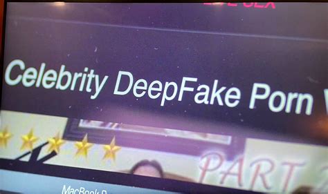 Tamsin Selbie On Twitter Deepfake Pornography Could Become An