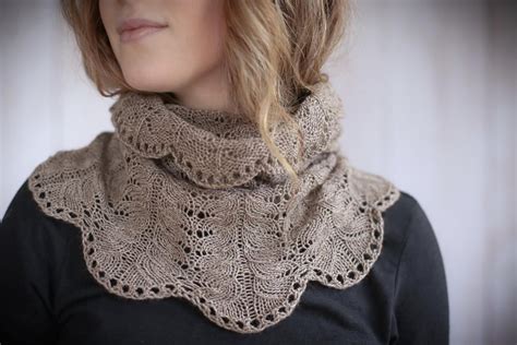 Loving Lace Cowl Knitting Pattern By Adrienne Ku
