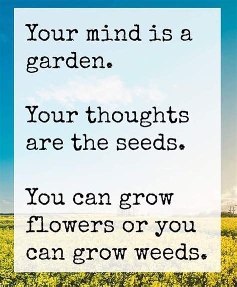 Grow Flowers Not Weeds Inspirational Quotes About Strength Quotes
