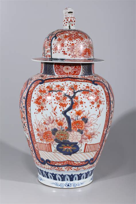 Lot Detail Chinese Porcelain Covered Imari Vase