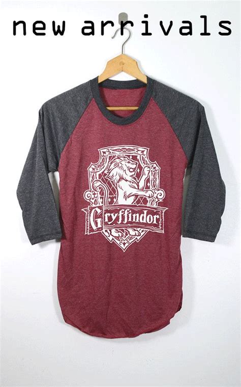 Nueva Camisa De Gryffindor Harry Potter Camisas Béisbol O Cuello Raglan