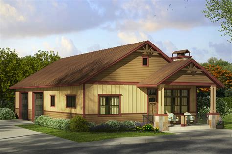 Cottage House Plans Garage Wliving 20 058 Associated