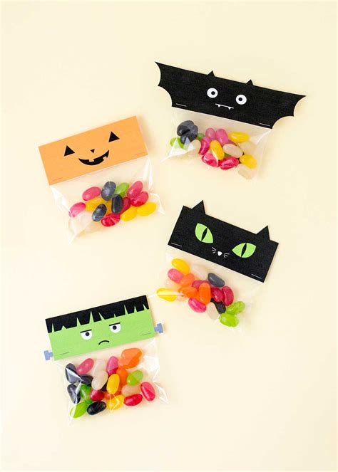 Halloween Treat Bag Toppers For Curbly Make And Tell
