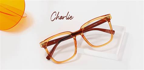 Charlie Oversized Prescription Glasses Orange Women S Eyeglasses Payne Glasses
