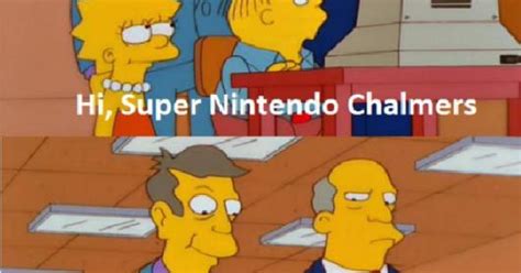 Hahahhahahha Hi Super Nintendo Chalmers Ralph Wiggum Is Learnding Cartoon Time