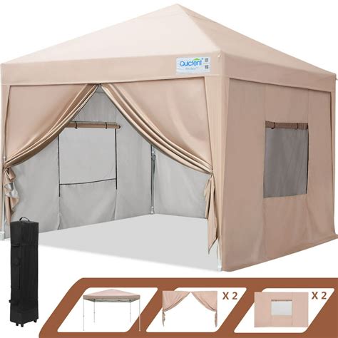 Quictent Privacy 8x8 Pop Up Canopy Tent Instant Folding Outdoor Canopy