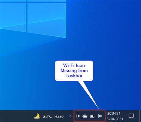 How To Fix Wi Fi Icon Missing From Taskbar In Windows 10 Gear Up Windows
