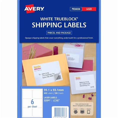 50 Avery Shipping Label Templates 5164
