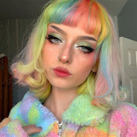 Eve On X Pastel Rainbow Hair Hair Color Rainbow Hair