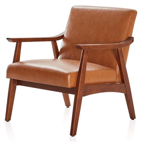 Belleze Accent Chair Armchair With Linen Fabric Bianca Light Gray