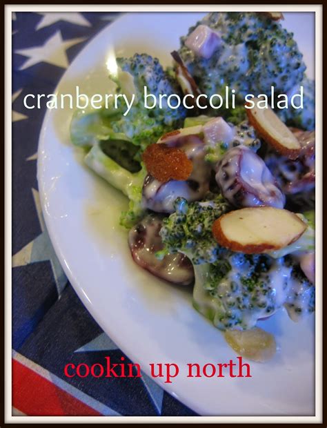 Cookin Up North Cranberry Broccoli Salad