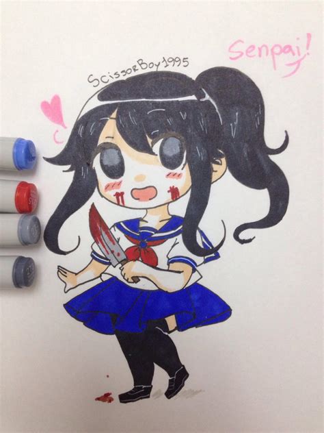 Yandere Chan Chibi Version By Scissorboy1995 On Deviantart