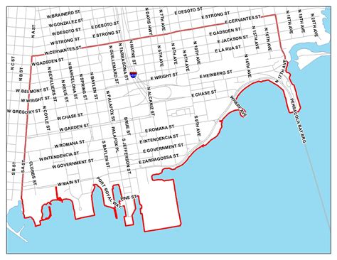 Community Redevelopment Area Maps City Of Pensacola Florida Official