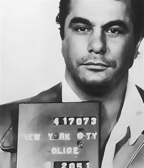 John Gotti the Teflon Don Mugshot, Famous Mugshots, Mafia Print, Man