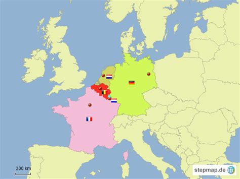 Retrouvez la carte de belgique, la carte du continent europe, carte du monde, toutes les cartes des villes du monde. StepMap - Belgien und Nachbarländer - Landkarte für Belgien