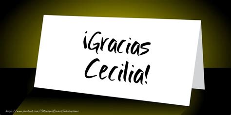 Cecilia Felicitaciones De Gracias