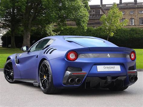 55 Mile Ferrari F12tdf Is A Matte Blue Million Dollar Masterpiece