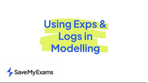Using Exps And Logs In Modelling On Vimeo