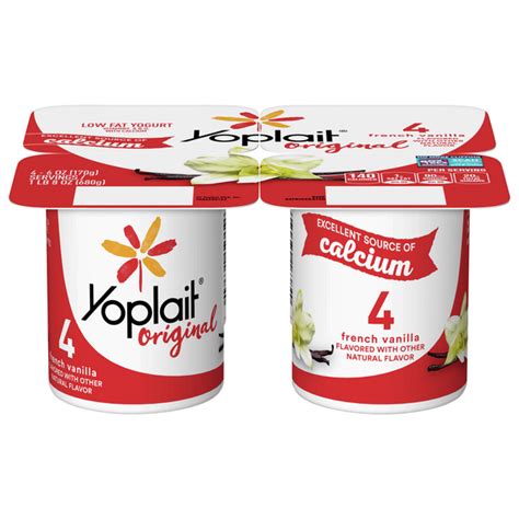 Save On Yoplait Original Yogurt French Vanilla Low Fat 4 Ct Order