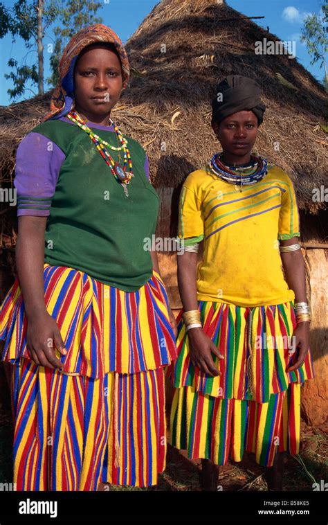 Women In Traditional Dress Ethiopia Africa Stock Photo Alamy