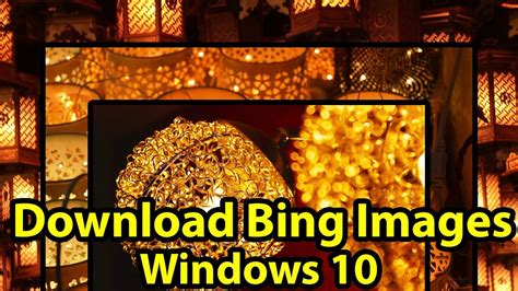 How To Download Bing Daily Images On Windows 10