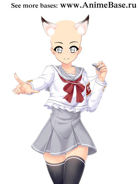 Anime Base Cat Ears Wolf Fox School Uniform Anime Bases Info